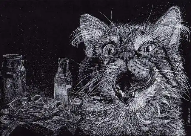 读过书的人都知道的一个成语,也可以说是一个常识,在白纸上写黑色的字