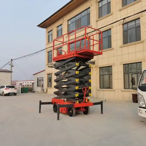 高空作业作业升降平台移动剪叉式升降机_升降机价格-品牌-图片-多少钱