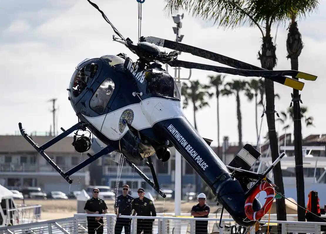 美国加州警用直升机坠毁致1人死亡
