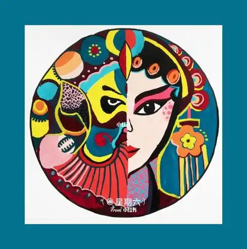 原创创意水粉装饰画