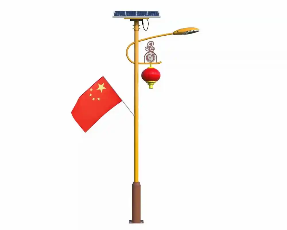 乡村振兴配套太阳能路灯,少数民族文化定制太阳能路灯#太阳能路 - 抖
