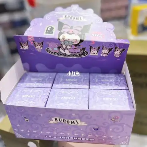 名创优品miniso库洛米派对盲盒徽章