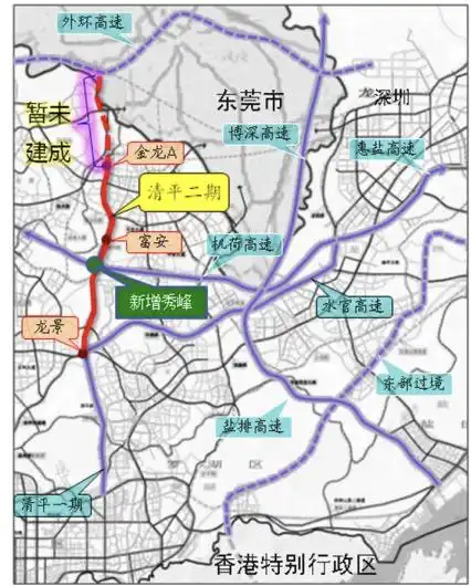 深圳高速公路免费通行:秀峰收费站选址定了!