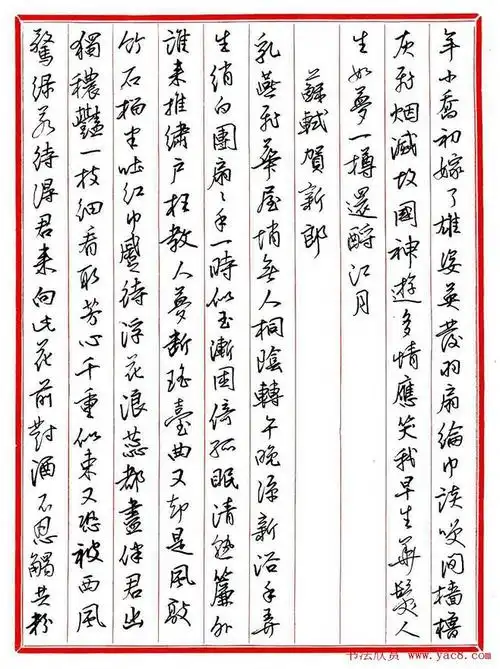 王德荣钢笔行书作品欣赏《古诗词29首》