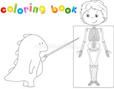 龙博士和病人的身体显示在x射线. 科洛照片