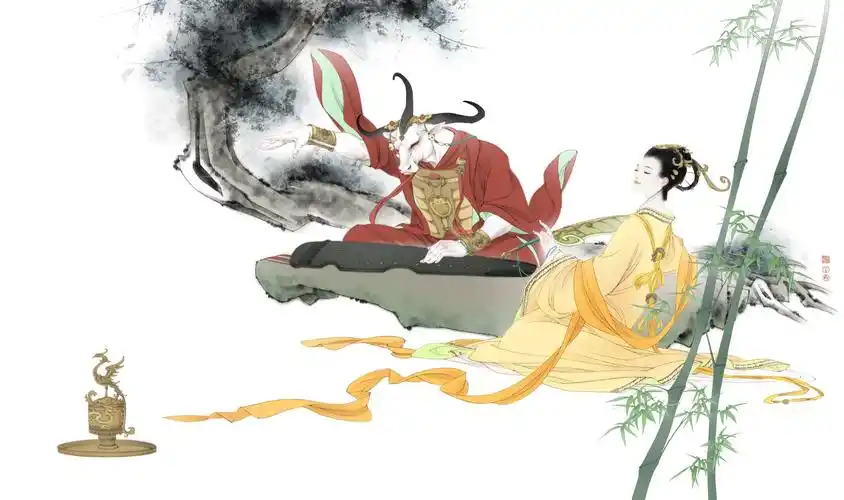 天津插画师张旺罕见中国传统国画风格绘画作品[21p] a