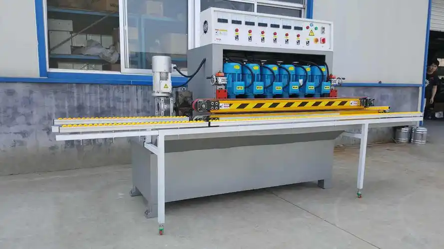 小型圆边磨边机 8002-6六磨头圆边机 生产加工橱柜瓷砖人造大理石