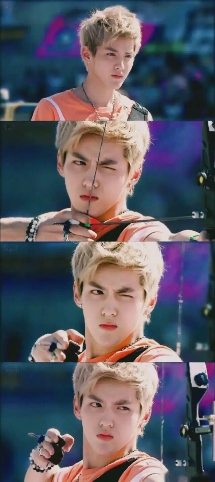 吴亦凡射箭名场面,射中多少少女心,6年了,箭还在粉丝心上!