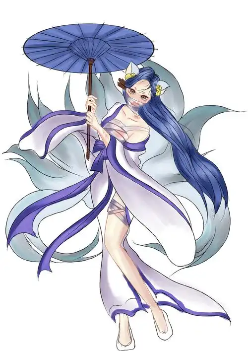 九尾狐原创漫画人物设计