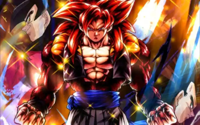 龙珠激战传说-顺着剧情,超四悟吉塔 超蓝贝吉特vs合体崩坏扎马斯