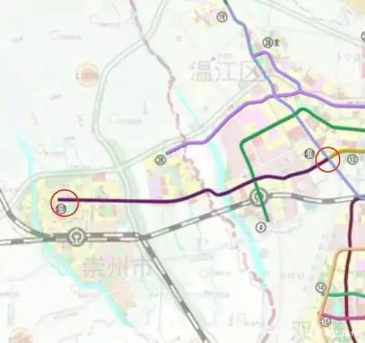 s18:从5号线引出,主要经过新津的岷江创新城,向西一直到新津主城区,与