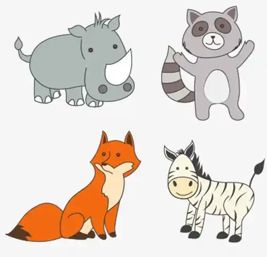 陆地野生动物简笔画,零基础轻松绘画满足孩子对野生动物的好奇心,从简