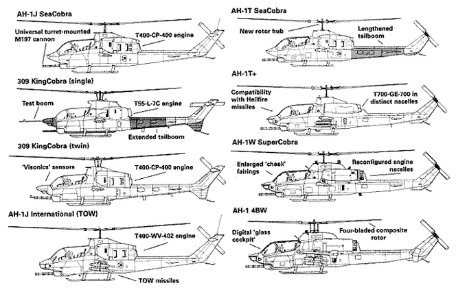 4--ah-1"眼镜蛇"武装直升机