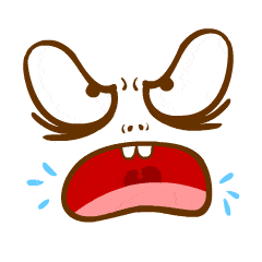 口水愤怒骂人牙齿瞪眼gif动图_动态图_表情包下载_soogif