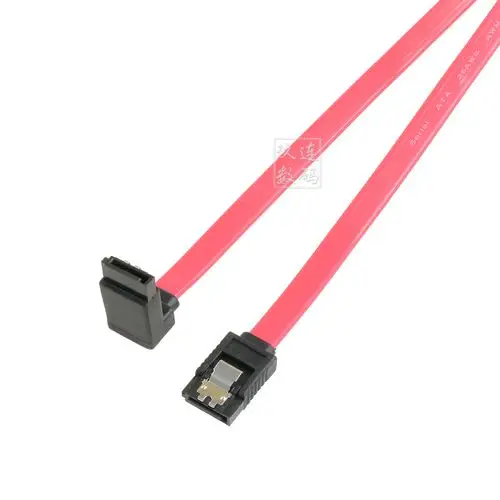 270度sata数据线sata线sata硬盘数据线sata硬盘线 上弯带卡扣