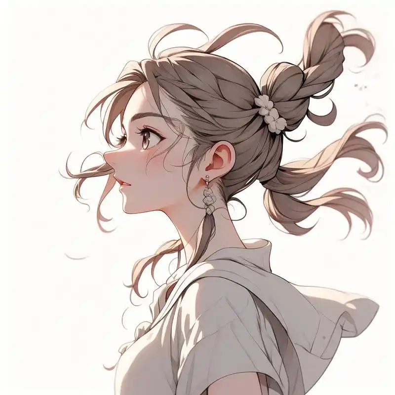 97小辫子女生头像精选93 亲们,这里有一批超级可爱的小辫子女生