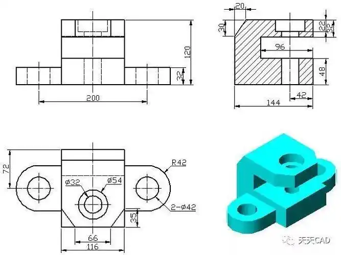 cad,pro/e,ugnx,solidworks或catia等等,都可练习一下以下这些三维