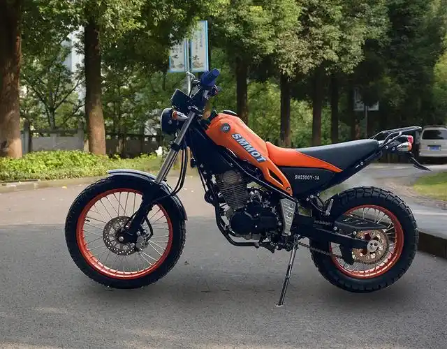 厂家直销 可上牌 250cc越野摩托车 两轮强劲赛摩 宗申:隆鑫