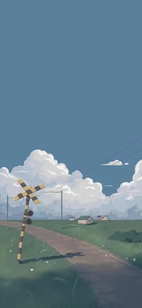 唯美插画二次元,超美二次元插画(唯美治愈系动漫风景插画壁纸图片)