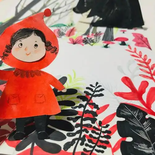 童话故事小红帽与大灰狼