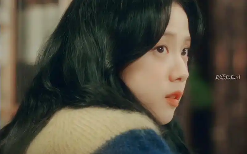 【金智秀雪滴花】如此干净美好的脸