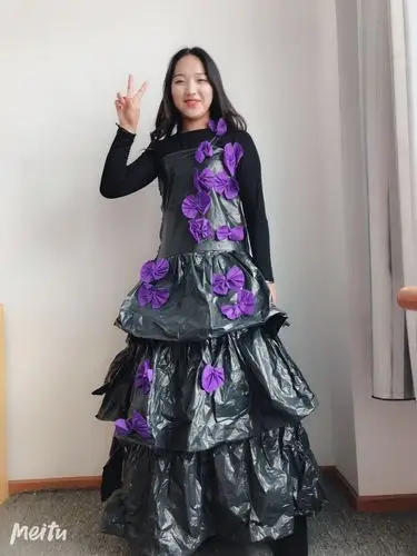 沙柳河镇中心幼儿园-环保服装秀