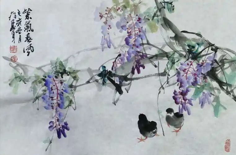 2020刘存惠写意紫藤花专题创作展前培训班招生简章