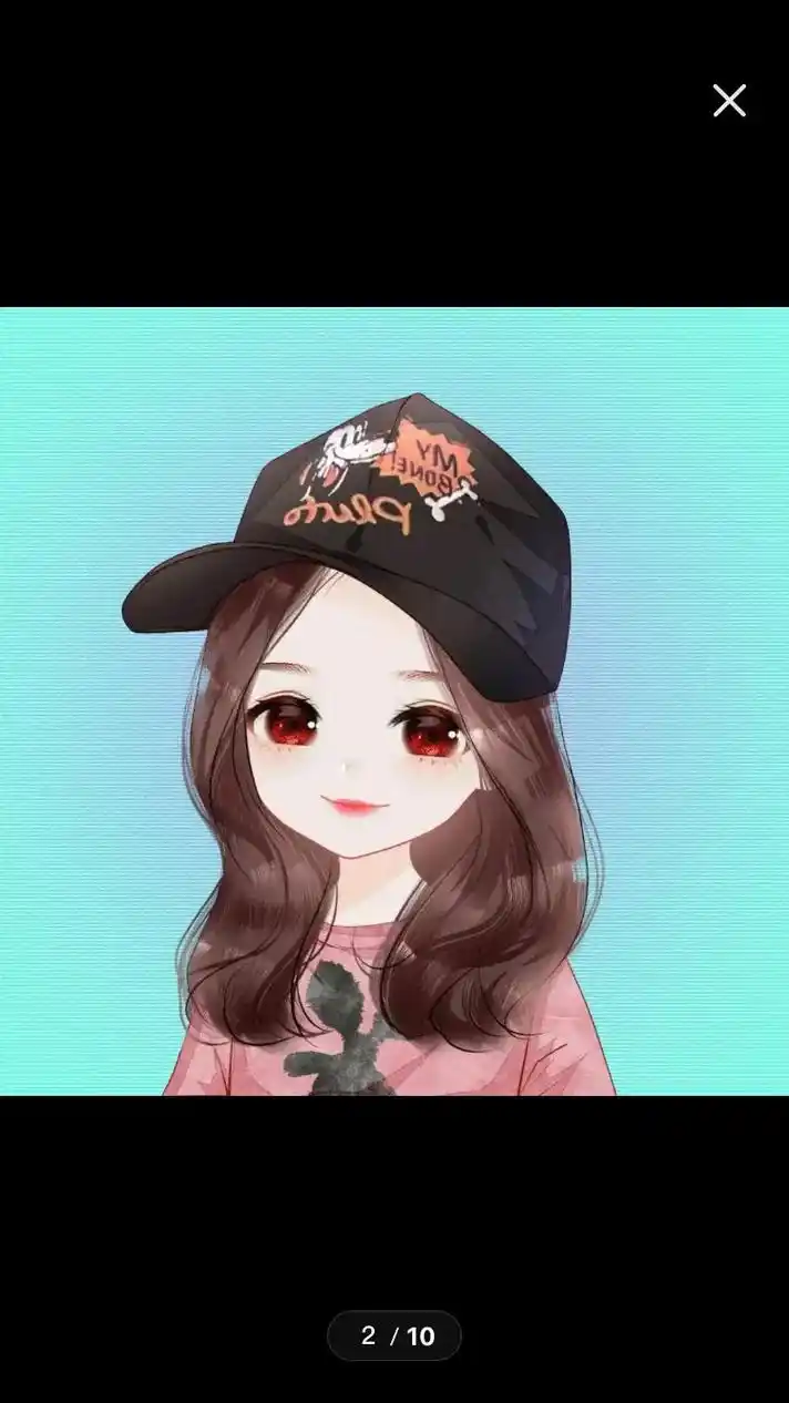 可爱卡通动漫头像—9#女生头像图片 - 抖音