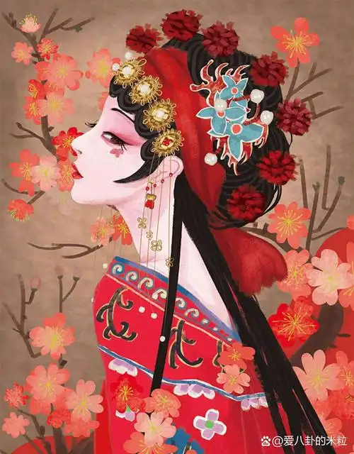 京剧花旦古风动漫头像