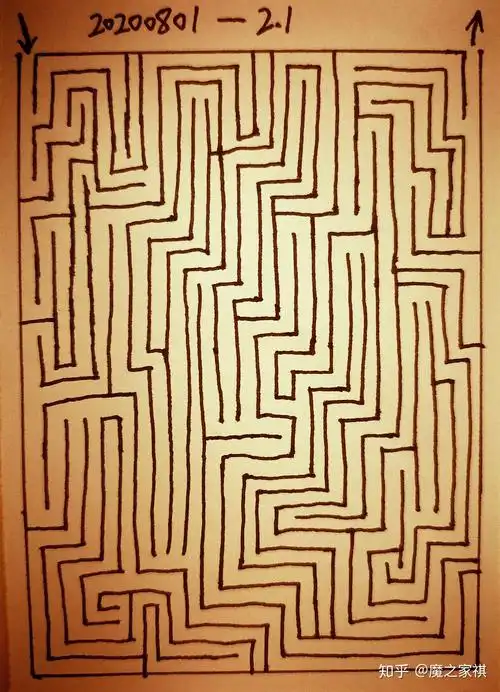 原创手绘迷宫5个难度等级等你挑战