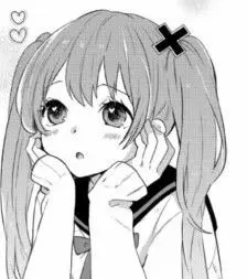 二次元 少女 灰白 双马尾 可爱 头像