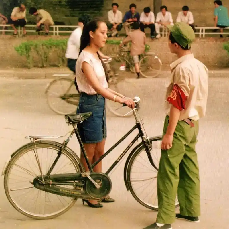 老照片:八十年代的关中女人