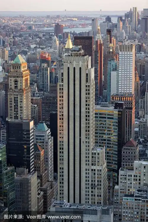 纽约曼哈顿中城的摩天大楼