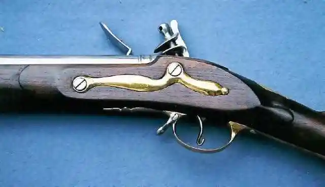 是英国所有的褐贝丝燧发枪的特征之一