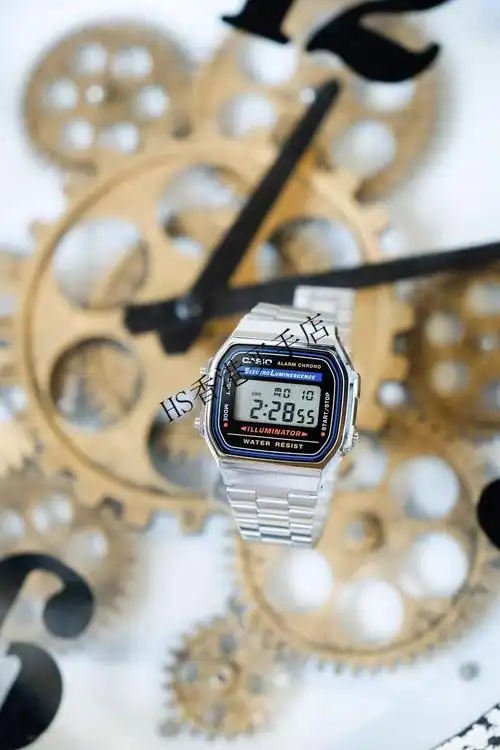 陈小春同款手表卡西欧casio a158wa f-84w f91wa代购小方块电子表 la