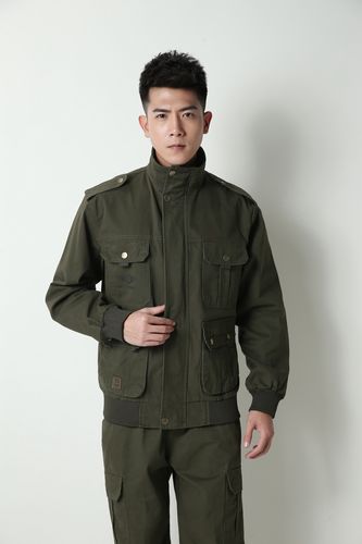 春季迷彩外套大码工装迷彩服户外军迷服迷彩衣潮男耐磨多兜夹克