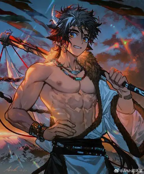 其实第一眼看到感觉很适合穿谢拉格衣服……嗯啊x  #明日方舟