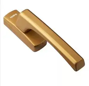 好博hopo断桥铝门窗五金配件 铝合金平开窗拨叉执手直柄把手ah402