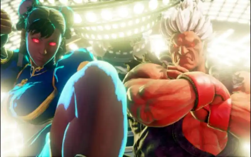 街头霸王5 暗影春丽 vs 真豪鬼