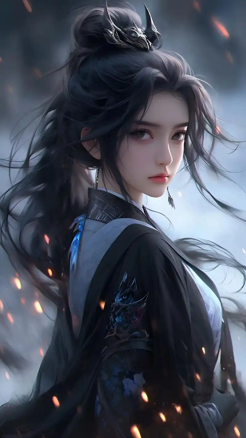 侠女.#ai绘画 #绝美古风 #绝美 #武侠风 #古风漫画 - 抖音