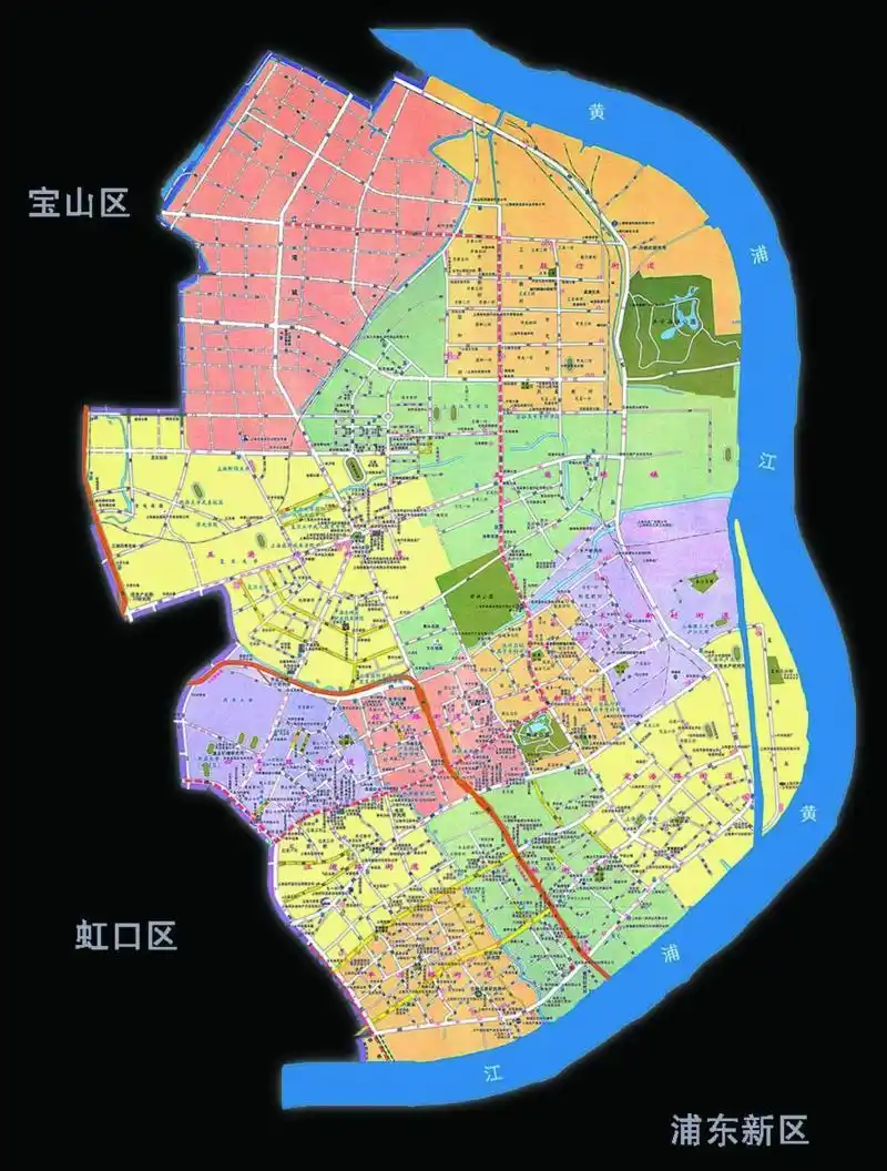后来成为上海中心城区面积最大的区杨浦的境域经历了数度变迁此后数十