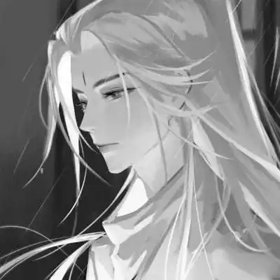 古风头像男生高冷动漫黑白霸气图片