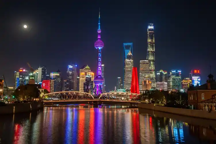 国庆7天,上海外滩24小时最美江景实时直击