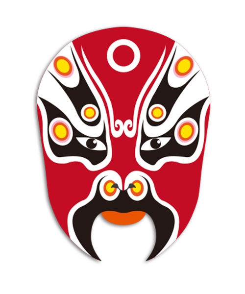京剧脸谱设计模板素材