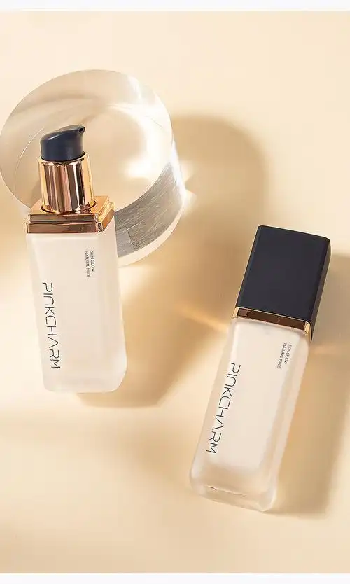 【京选专营】pinkcharm 莹润水光粉底液裸感遮瑕丝滑