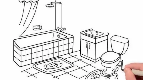 房屋内部图简笔画