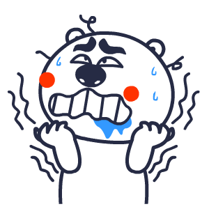 搞怪gif囧囧熊gif发抖gif转眼珠gif