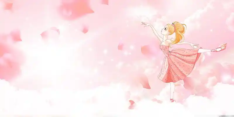 蓝色简约大气波浪线跳舞人物剪影跳舞展板背景跳舞背景