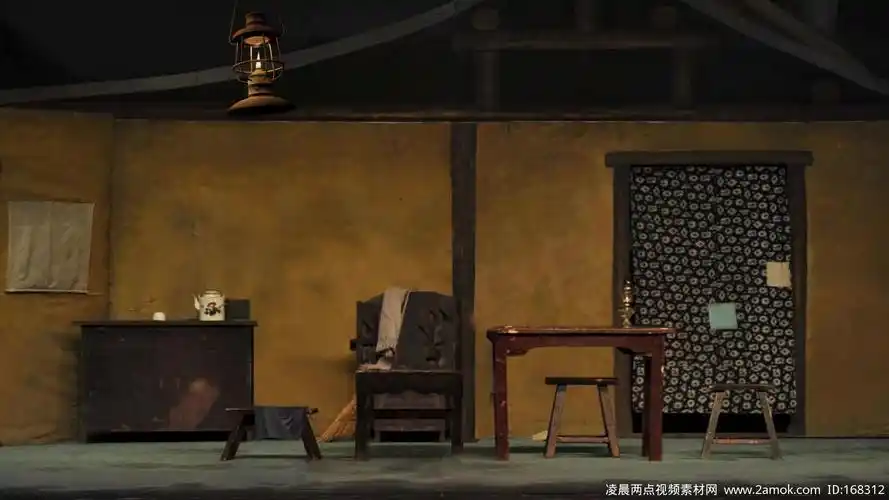 戏曲背景红灯记舞台背景