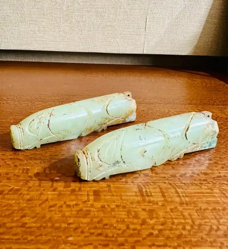 玉猪握几乎集中于汉代,工匠们在长条 - 抖音